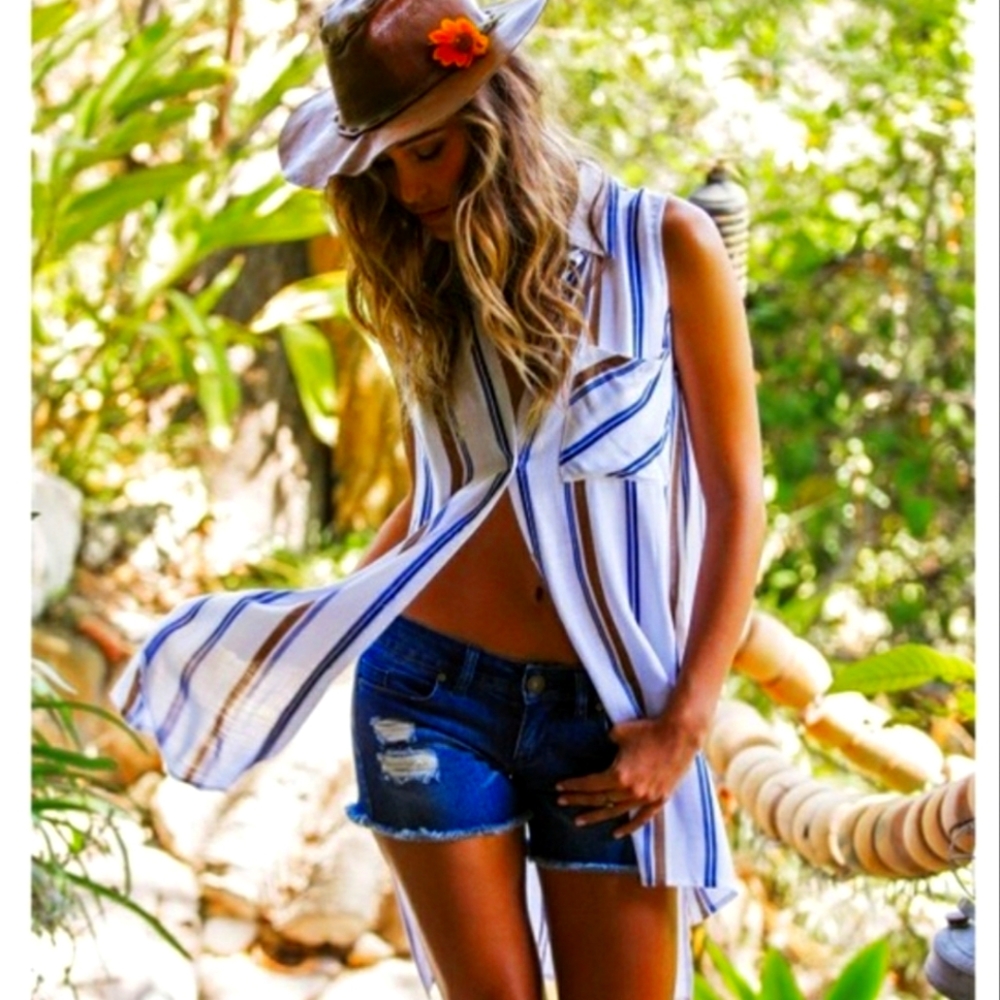 O'Neill Maryana Striped Tunic Top